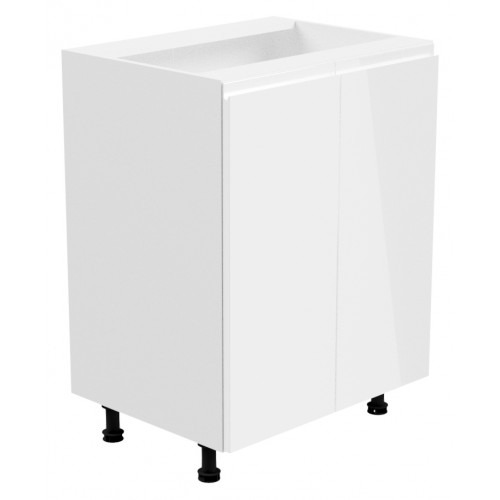 Virtuves skapītis ar divām durtiņām ASPEN D60, balts